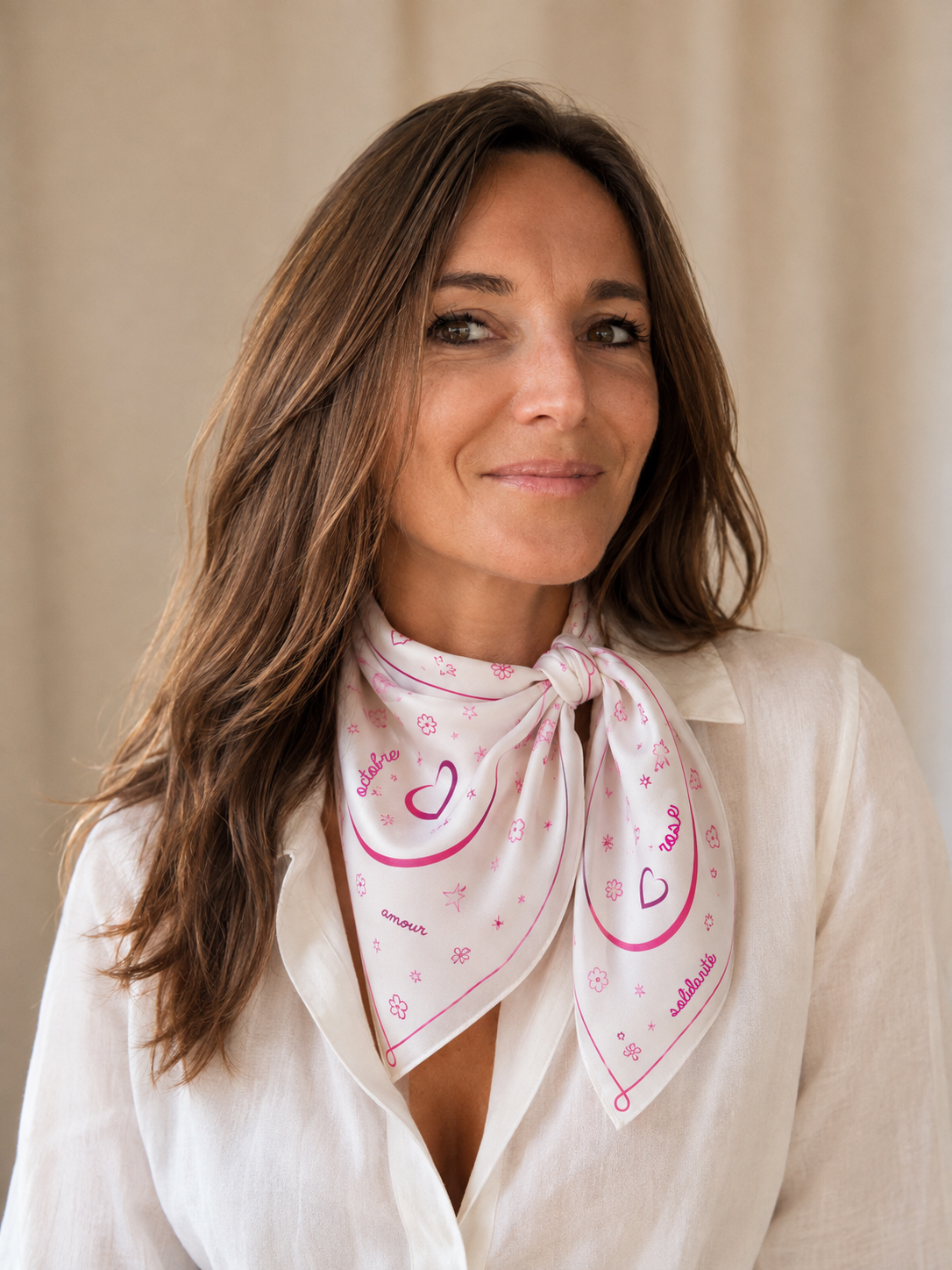 Foulard illustré
